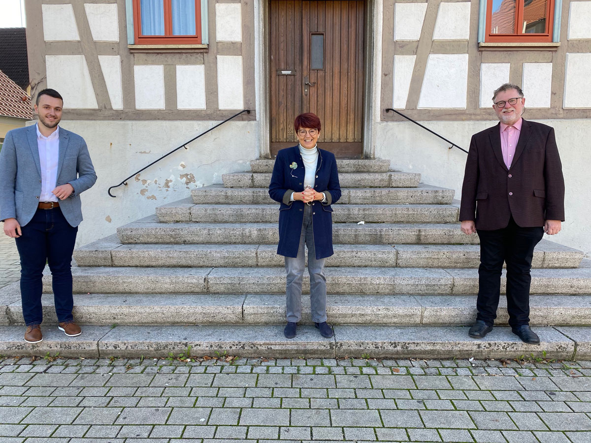 Besuch bei Bürgermeister Zahn in Sulzbach