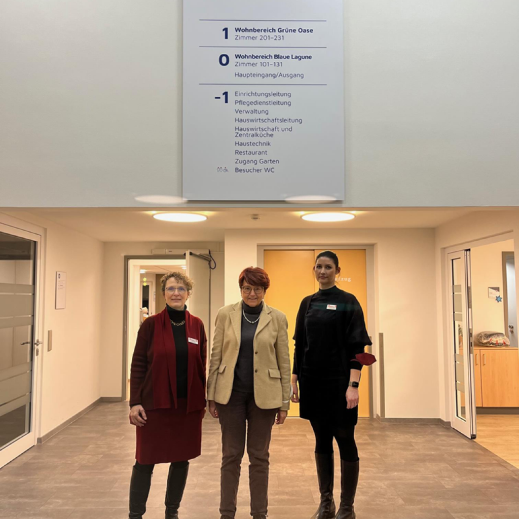 Dr. Inge Grässle besuch bei den Johanniter Heubach