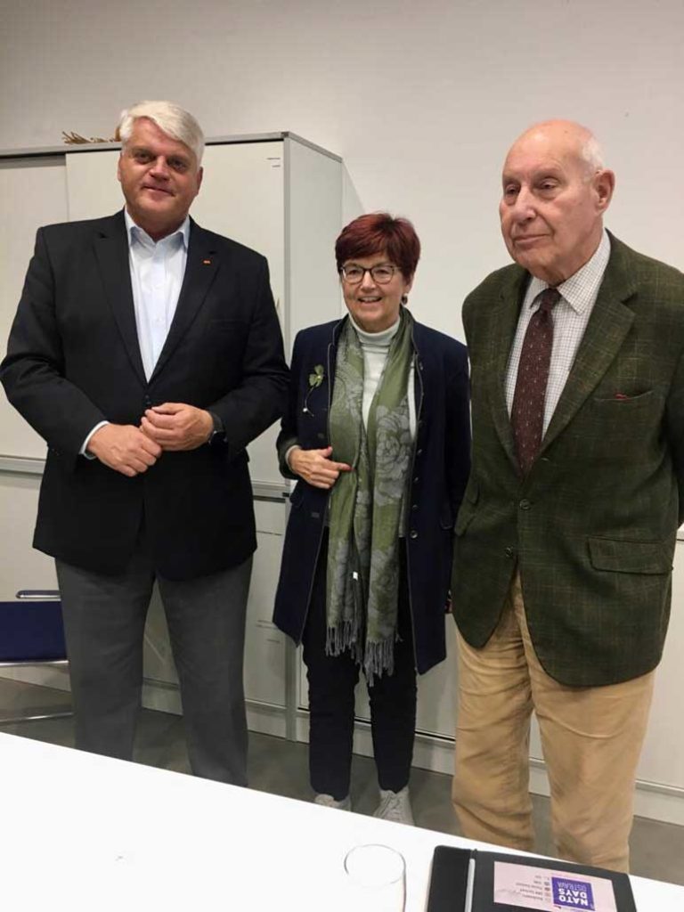 Herr Grübel MdB, Frau DR. Gräßle und Herr Graf von Stauffenberg Backnang