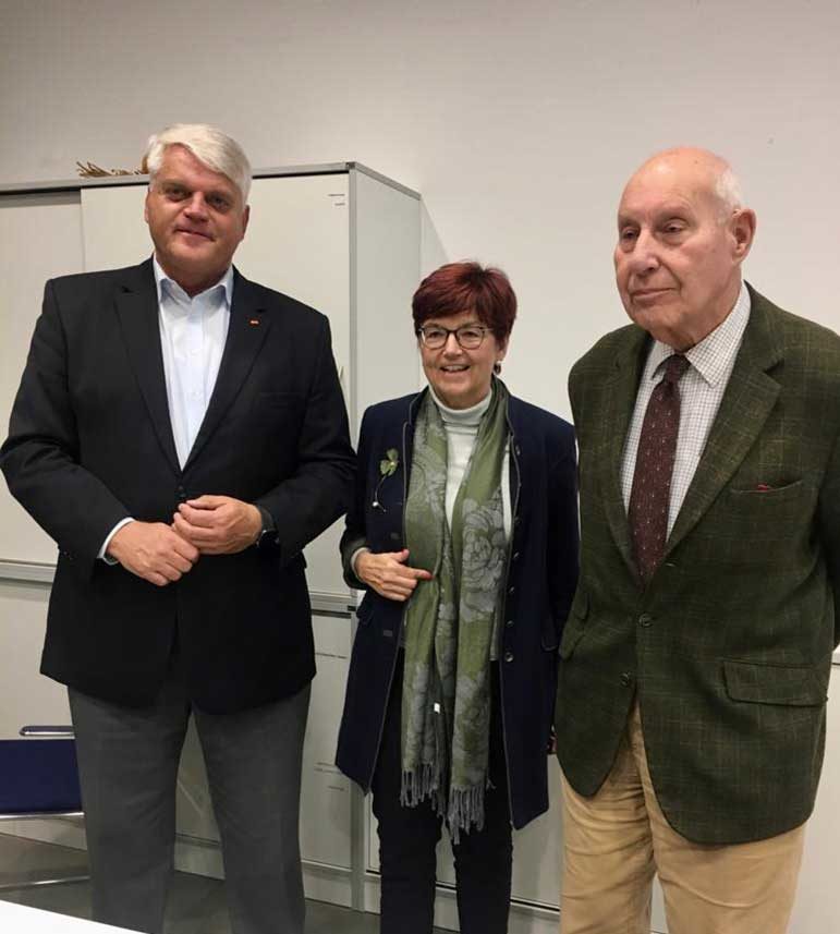 Herr Grübel MdB, Frau DR. Gräßle und Herr Graf von Stauffenberg Backnang